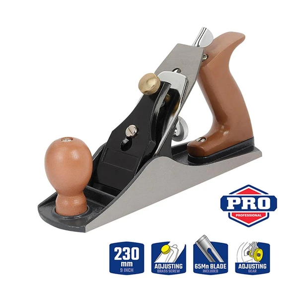 WORKPRO WP252001 230MM Ahşap Saplı Profesyonel Marangoz Ahşap Rendesi ürün görseli 1