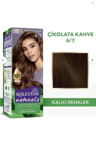 Wella Koleston Saç Boyası Naturals 6/7 Çikolata Kahve ürün görseli 1