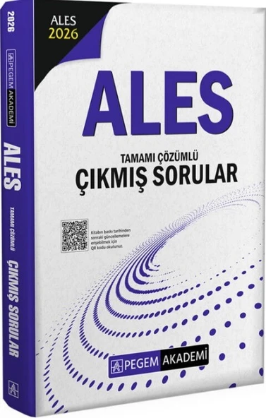 2026 ALES Tamamı Çözümlü Çıkmış Sorular Pegem Yayınları ürün görseli 1