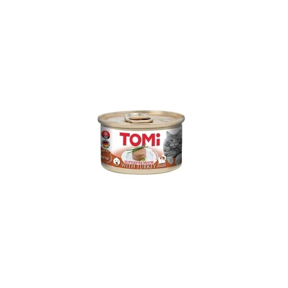 Tomi Kedi Hindi Etli Yaş Mama 85g ürün görseli 1