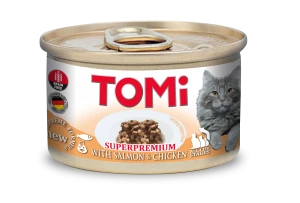 Tomi Kedi Somonlu Tavuklu Yaş Mama 85g ürün görseli 1