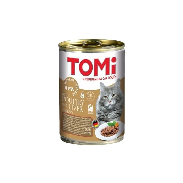 Tomi Kedi Kümes Hayvanlı Yaş Mama 400g ürün görseli 1