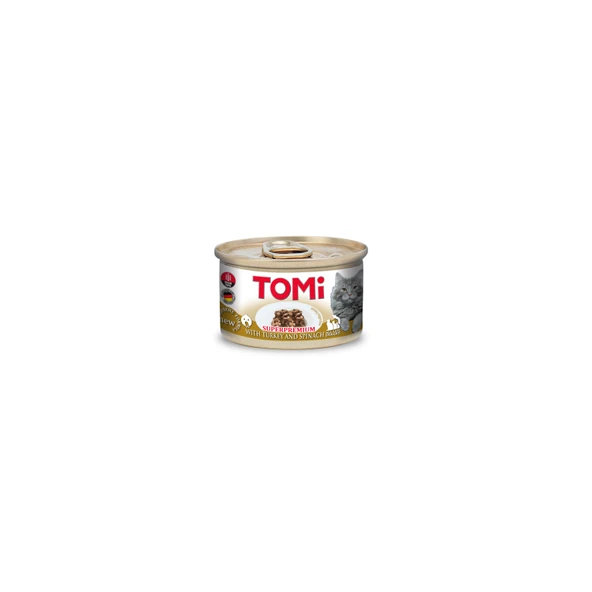 Tomi Kedi Hindili Ispanaklı Yaş Mama 85g ürün görseli 1