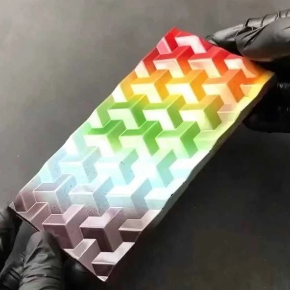 Polikarbon Tablet Çikolata Kalıbı 80 Gr. - 744 - Resim 4