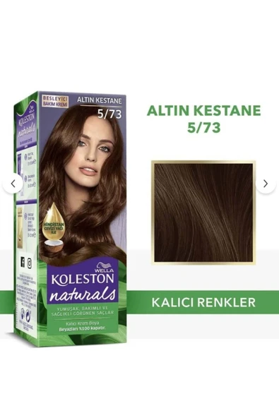 Wella Koleston Saç Boyası Naturals 5/73 Altın Kestane ürün görseli 1