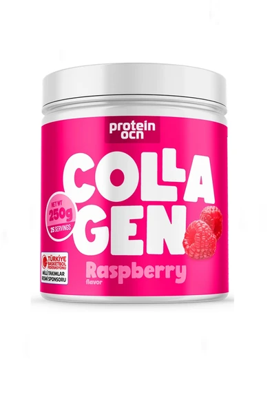 Protein Ocn Collagen, Ahududu Aromalı 250 gr. Kolajen ürün görseli 1
