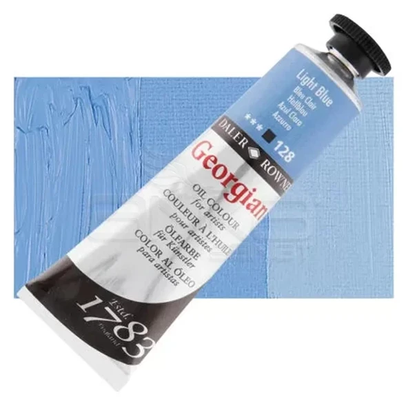 Daler Rowney Georgian Yağlı Boya 38ml 128 Light Blue ürün görseli 1