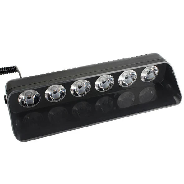 Oto Cam Içi 6 Ledli Escort Lamba Led Çakar Lambası Vantuzlu ürün görseli 1