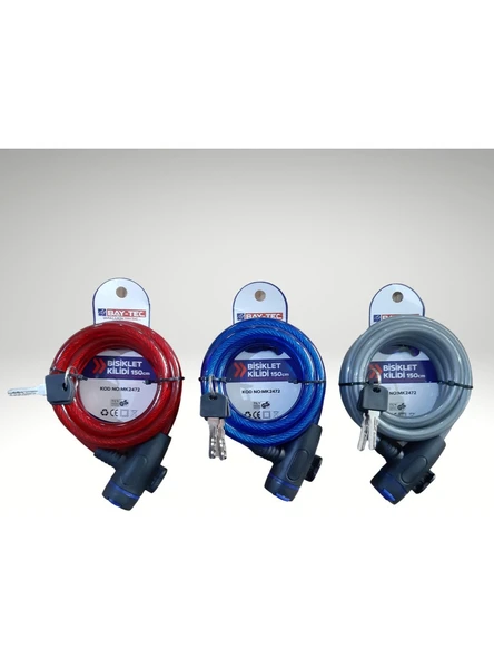Bay-Tec Bisiklet Kilidi 150 cm - Resim 2