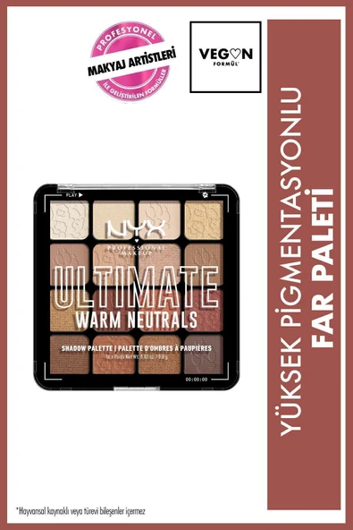 Göz Farı Paleti - Ultimate Shadow Pallette Warm Neutrals ürün görseli 1