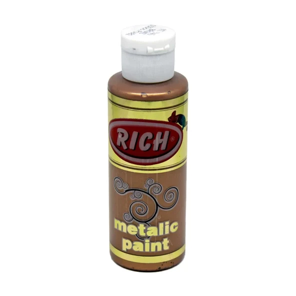 Rich Akrilik Metalik Boya 120ml 740 Bronz ürün görseli 1