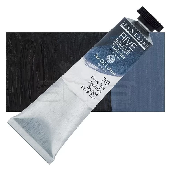 Sennelier Rive Gauche Yağlı Boya 40ml 703 Paynes Grey ürün görseli 1