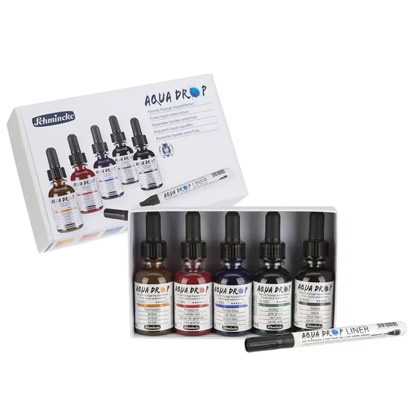 Schmincke Aqua Drop Painting Set 5x30ml ürün görseli 1