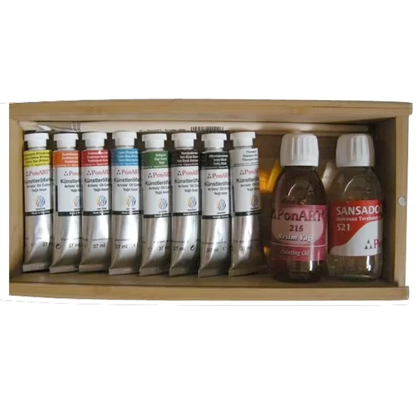 Ponart Troya Yağlı Boya Seti 8x37ml - Resim 2