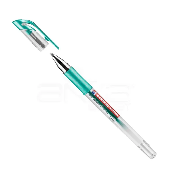 Edding 2185 Jel Roller Kalem 0.7mm-Metalik Yeşil ürün görseli 1