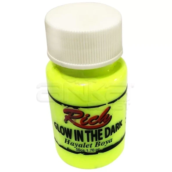 Rich Karanlıkta Parlayan Boya Glow In The Dark 50ml 3016 Sarı ürün görseli 1