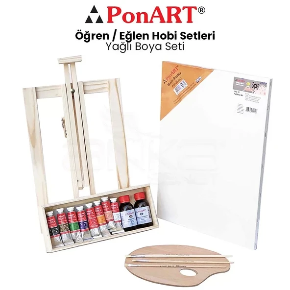 Ponart Yağlı Boya Seti PHS-10 ürün görseli 1