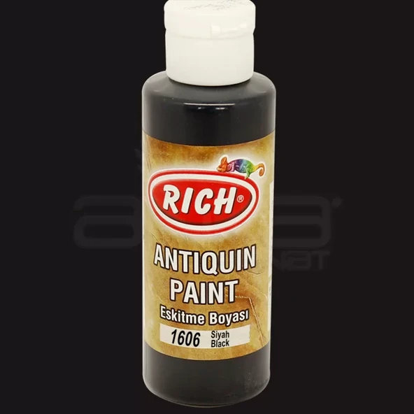 Rich Eskitme Boyası 120ml 1606 Siyah ürün görseli 1