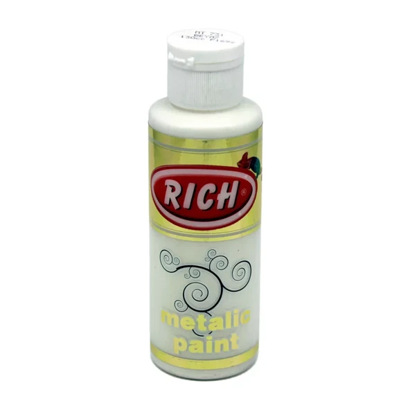 Rich Akrilik Metalik Boya 120ml 731 Beyaz ürün görseli 1