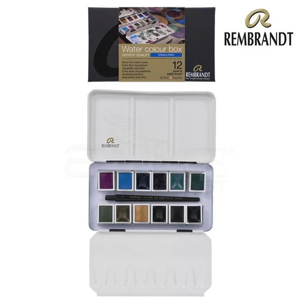 Rembrandt Sulu Boya Seti 12 Renk + Fırça Granulating ürün görseli 1