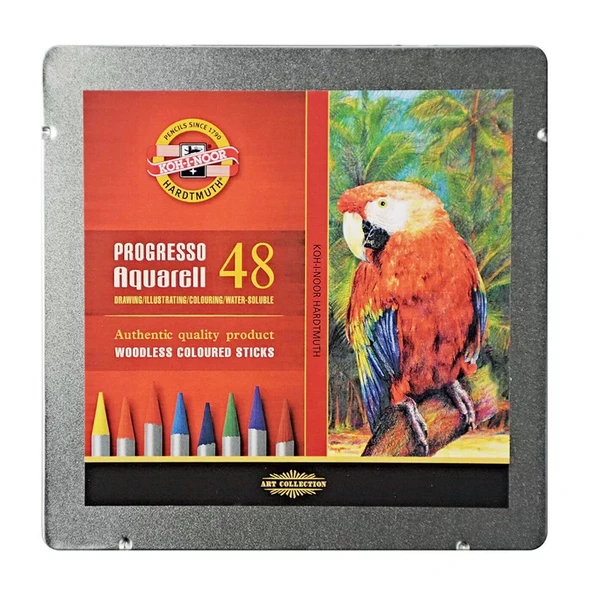 Koh-i-Noor Progresso Aquarell Woodless Coloured Pencil Set 48li 8786 ürün görseli 1