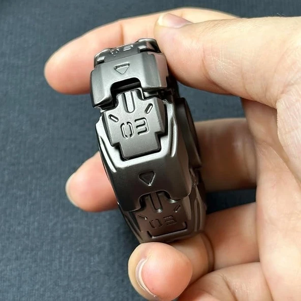 EDC Yeni Nesil Stres Çarkı Angry 08 (Silver) - Resim 6