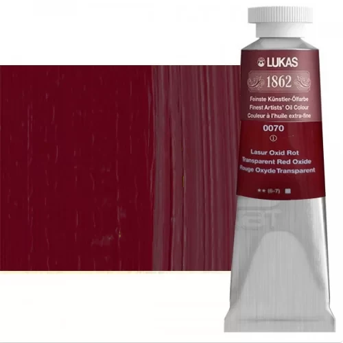 Lukas 1862 37ml Yağlı Boya Seri:1 No:070 Transparan Kırmızı ürün görseli 1