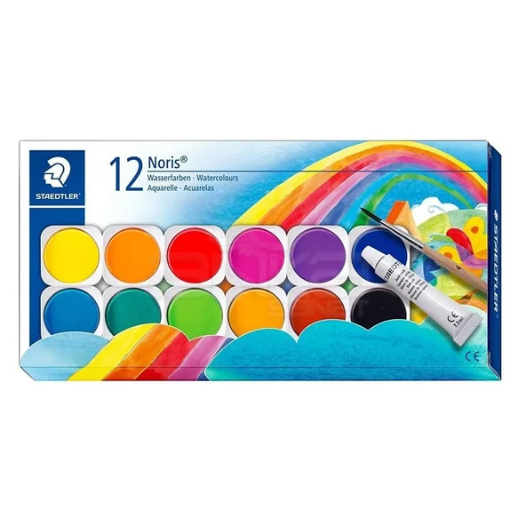 Staedtler Noris Sulu Boya 12li 888 NC12 ürün görseli 1
