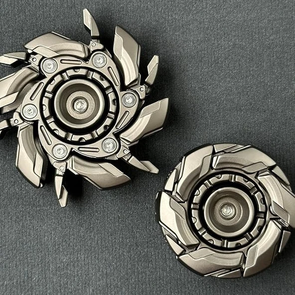 EDC Yeni Nesil Stres Çarkı Angry 08 (Silver) - Resim 7