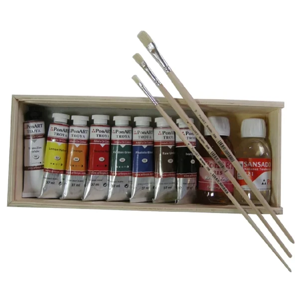 Ponart Troya Yağlı Boya Seti 8x37ml ürün görseli 1