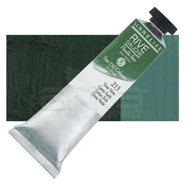 Sennelier Rive Gauche Yağlı Boya 40ml 213 Green Earth ürün görseli 1