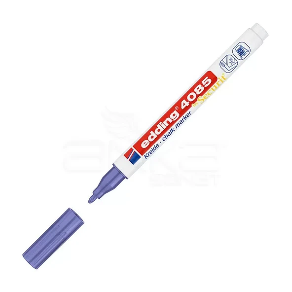 Edding 4085 Likit Tebeşir Kalemi 1-2mm 078 Metalik Mor ürün görseli 1