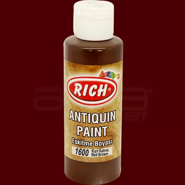 Rich Eskitme Boyası 120ml 1600 Kızıl Kahve ürün görseli 1