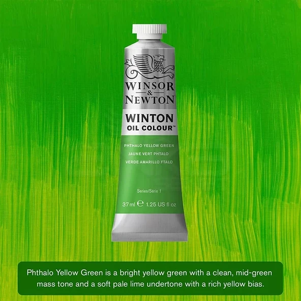 Winsor & Newton Winton Yağlı Boya 37ml 403 Phthalo Yellow Green ürün görseli 1