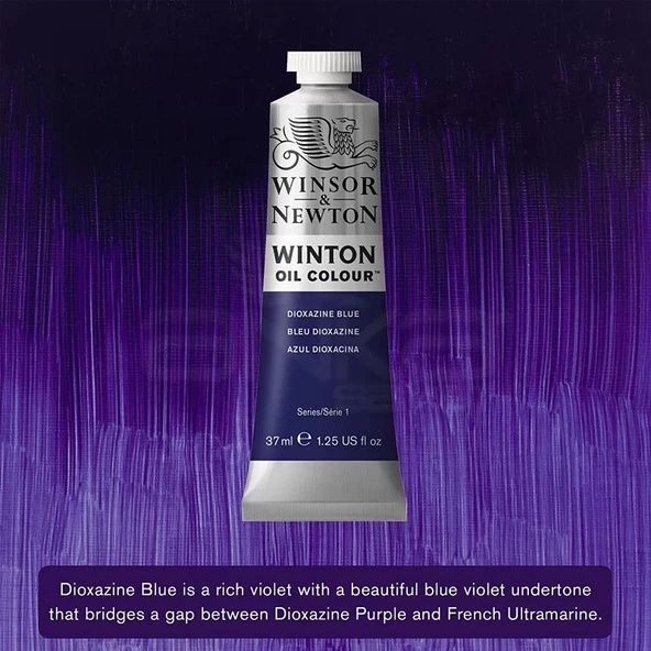 Winsor & Newton Winton Yağlı Boya 37ml 406 Dioxazine Blue ürün görseli 1