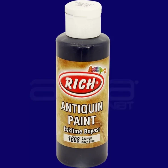 Rich Eskitme Boyası 120ml 1608 Lacivert ürün görseli 1