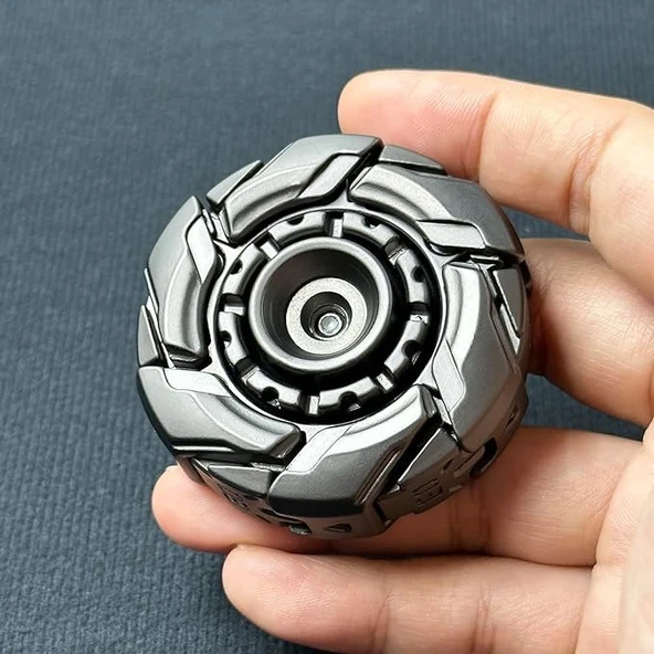 EDC Yeni Nesil Stres Çarkı Angry 08 (Silver) - Resim 2