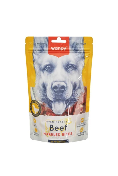 Wanpy Marbled Biftek Et Parçalı Köpek Ödül Maması 100gr ürün görseli 1