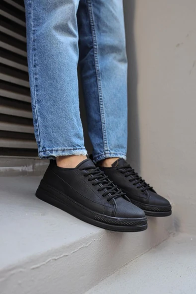 aradimtaradim Knack Sneakers Ayakkabı 010 Siyah (Siyah Taban) ürün görseli 1