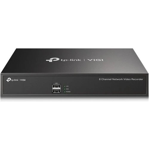 TP-LINK VIGI NVR1008H-8MP 8MP 2 USB 80 Mbps 8 CHANNEL SATA INTERFACE NETWORK VIDEO RECORDER ürün görseli 1