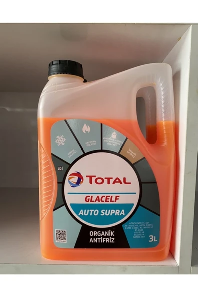 Glacelf Auto Supra Organik Antifriz 3 Litre 2023 Üretim ürün görseli 1