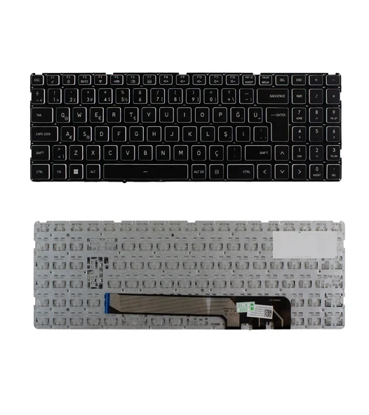 Monster GM5TGEO Notebook Klavye Siyah Tr ürün görseli 1