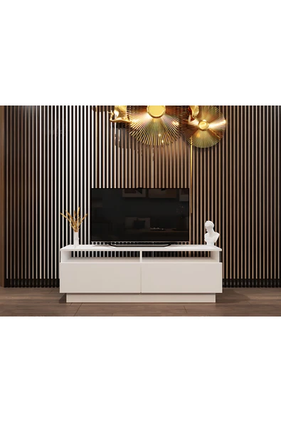 Mobiga Modena Tv Ünitesi 145 Cm Beyaz ürün görseli 1
