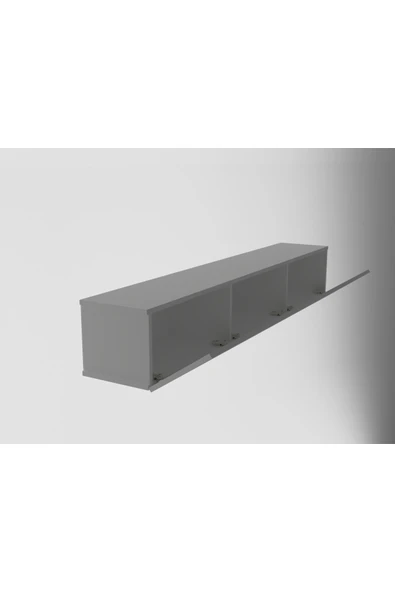 Mobiga Star Duvara Monte 180 Cm Tv Ünitesi Beyaz - Resim 4