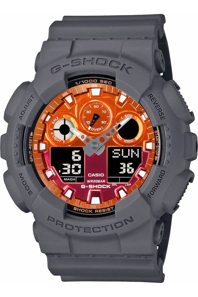 CASIO GA-100FL-8ADR ERKEK KOL SAATİ ürün görseli 1