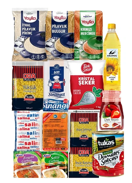 yayla ramazan kolisi erzak paketi 15 parça ürün 10 kg ürün görseli 1