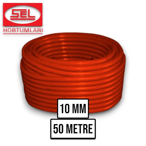 HORTUM 10 MM SEL KIRMIZI 50 MT ürün görseli 1