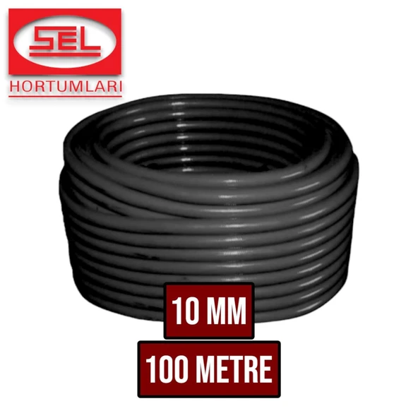 HORTUM 10 MM SEL SİYAH 100 MT ürün görseli 1