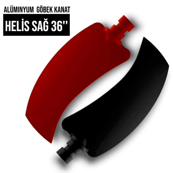 PERVANE ALÜMİNYUM GÖBEK KANAT HELİS SAĞ 36' ürün görseli 1