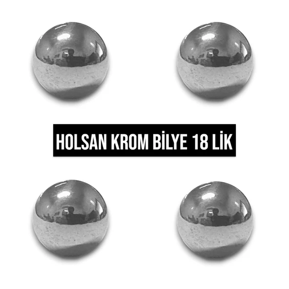 HOLSAN BİLYE KROM KAPLAMA 18 LİK ürün görseli 1